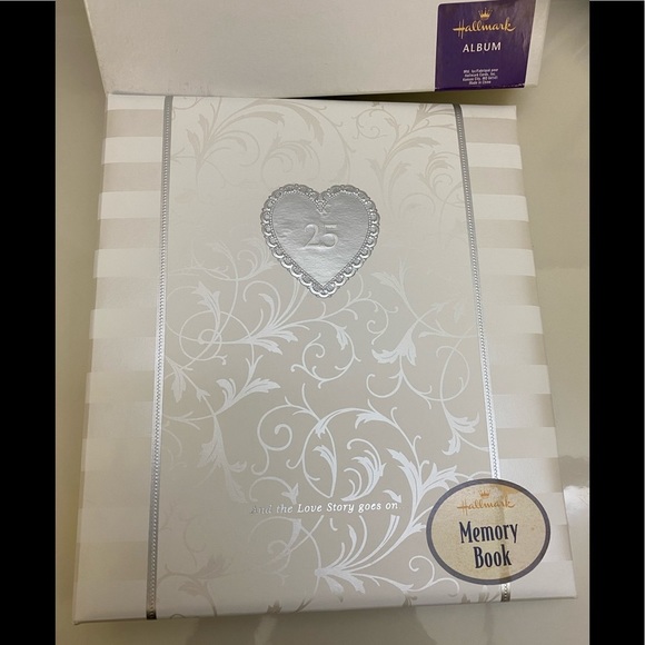 Hallmark Other - Hallmark Silver 25 Anniversary Memory Book NEW